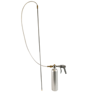 an image of a metal canister with a spray handle and a tube with a long spray nozzle rod attached to it.