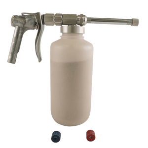 An image of a Tri-Con dry sprayer with plastic container attachment