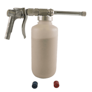 An image of a Tri-Con dry sprayer with plastic container attachment