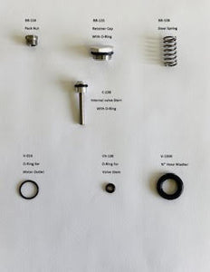 V-CRK Complete Internal Rebuild Kit for all Water Spray Nozzles & S-1/2HH-25-D NDT Rinse Nozzle